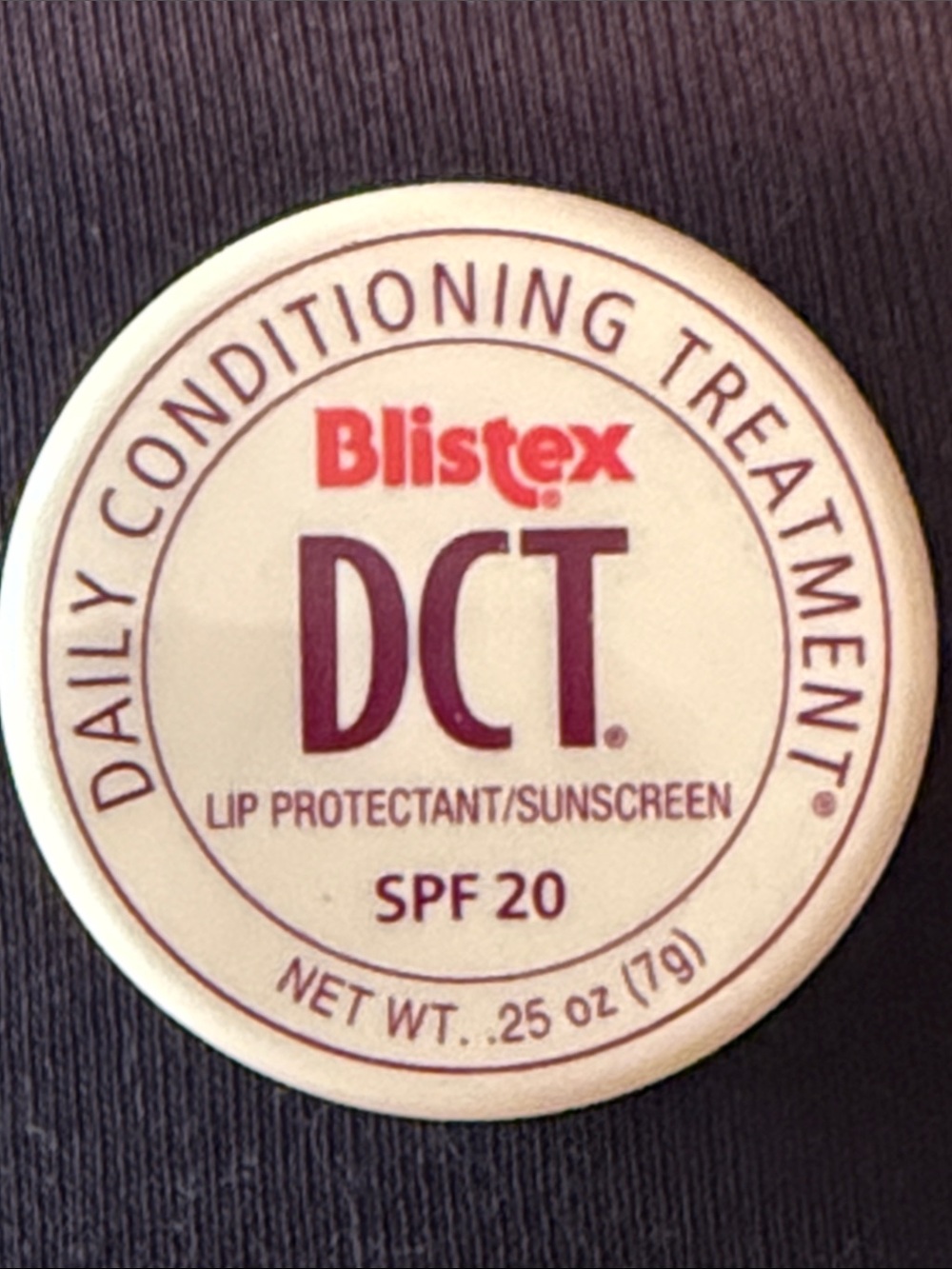 NEW Blistex DCT Daily Conditioning Treatment SPF 20 (0.25 oz)